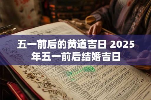 五一前后的黄道吉日 2025年五一前后结婚吉日