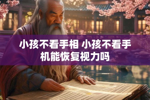 小孩不看手相 小孩不看手机能恢复视力吗