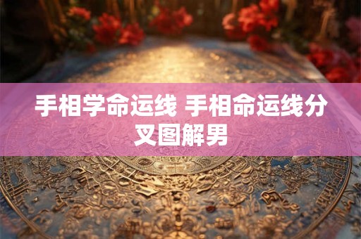 手相学命运线 手相命运线分叉图解男