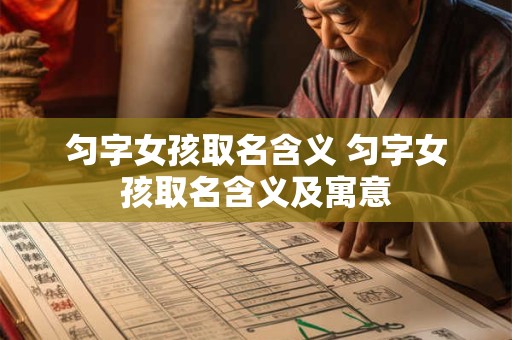 匀字女孩取名含义 匀字女孩取名含义及寓意