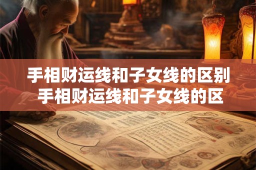 手相财运线和子女线的区别 手相财运线和子女线的区别是什么
