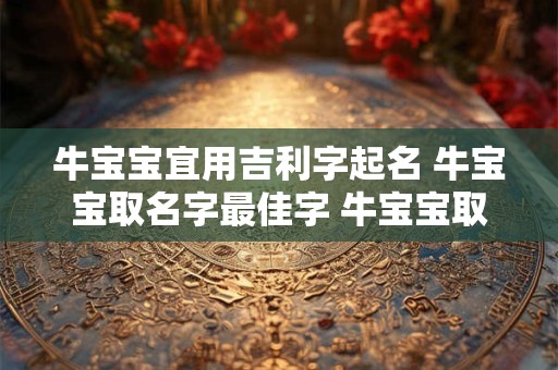 牛宝宝宜用吉利字起名 牛宝宝取名字最佳字 牛宝宝取名大全宜用字