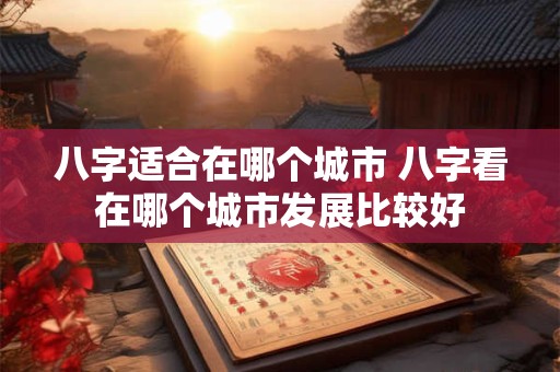 八字适合在哪个城市 八字看在哪个城市发展比较好 八字适合在哪个城市 八字看在哪个城市发展比较好