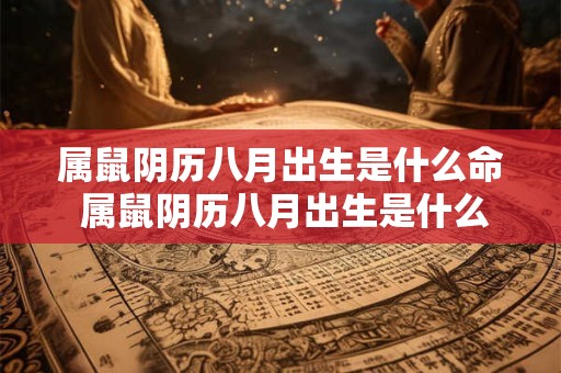 属鼠阴历八月出生是什么命 属鼠阴历八月出生是什么命人