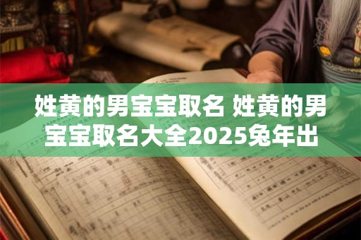 姓黄的男宝宝取名 姓黄的男宝宝取名大全2025兔年出生
