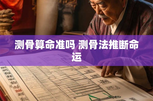 测骨算命准吗 测骨法推断命运
