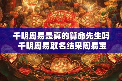 千明周易是真的算命先生吗 千明周易取名结果周易宝宝起名订单