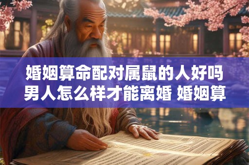 婚姻算命配对属鼠的人好吗男人怎么样才能离婚 婚姻算命配对 男女 免费测试