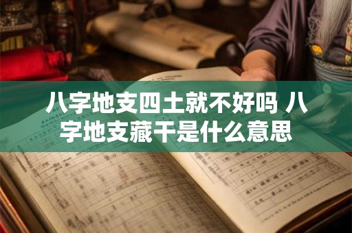 八字地支四土就不好吗 八字地支藏干是什么意思