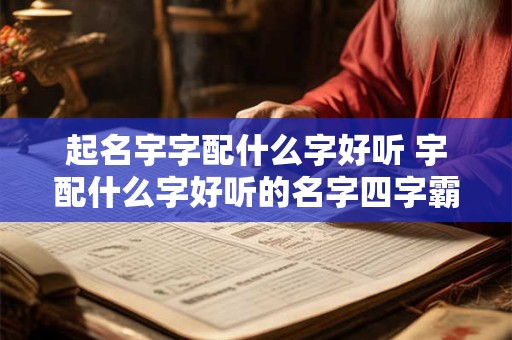 起名宇字配什么字好听 宇配什么字好听的名字四字霸气