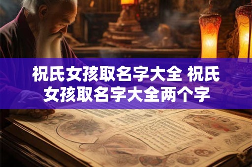 祝氏女孩取名字大全 祝氏女孩取名字大全两个字