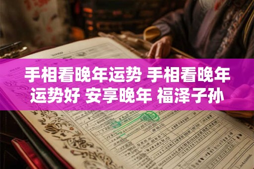 手相看晚年运势 手相看晚年运势好 安享晚年 福泽子孙什么意思