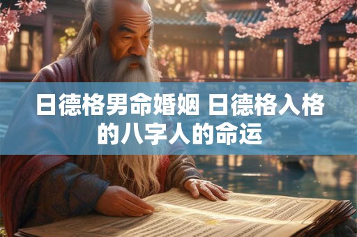 日德格男命婚姻 日德格入格的八字人的命运