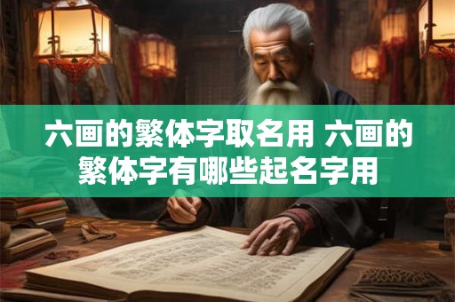 六画的繁体字取名用 六画的繁体字有哪些起名字用