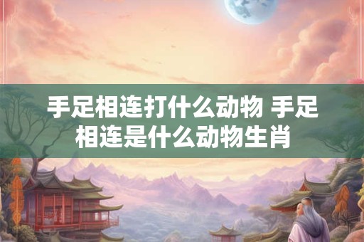 手足相连打什么动物 手足相连是什么动物生肖