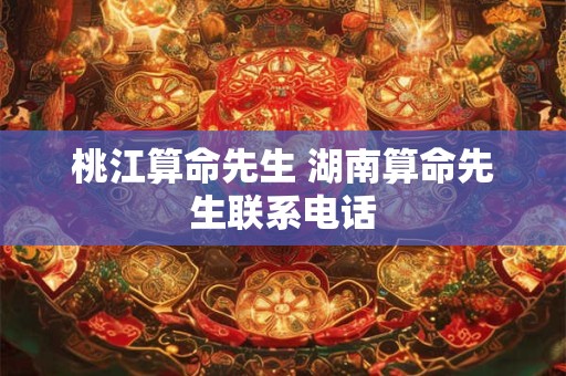桃江算命先生 湖南算命先生联系电话