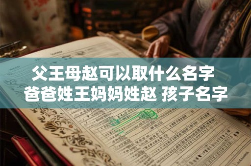父王母赵可以取什么名字 爸爸姓王妈妈姓赵 孩子名字起什么好 父王母赵可以取什么名字 爸爸姓王妈妈姓赵 孩子名字起什么好