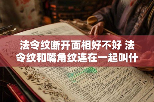 法令纹断开面相好不好 法令纹和嘴角纹连在一起叫什么面相