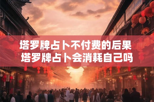 塔罗牌占卜不付费的后果 塔罗牌占卜会消耗自己吗