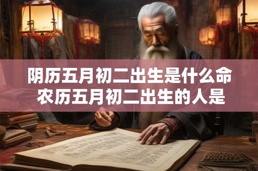阴历五月初二出生是什么命 农历五月初二出生的人是什么命