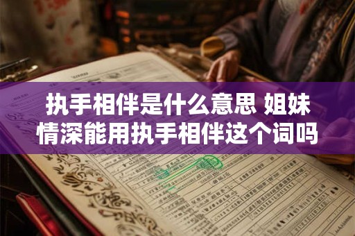 执手相伴是什么意思 姐妹情深能用执手相伴这个词吗