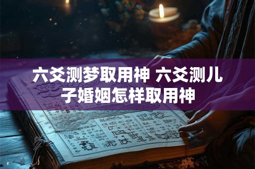 六爻测梦取用神 六爻测儿子婚姻怎样取用神