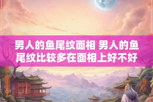男人的鱼尾纹面相 男人的鱼尾纹比较多在面相上好不好