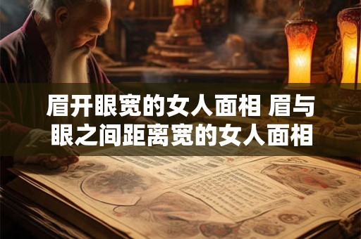 眉开眼宽的女人面相 眉与眼之间距离宽的女人面相