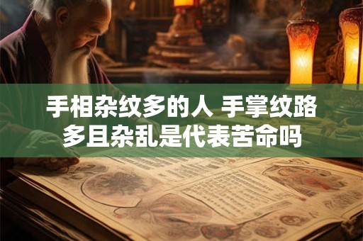 手相杂纹多的人 手掌纹路多且杂乱是代表苦命吗