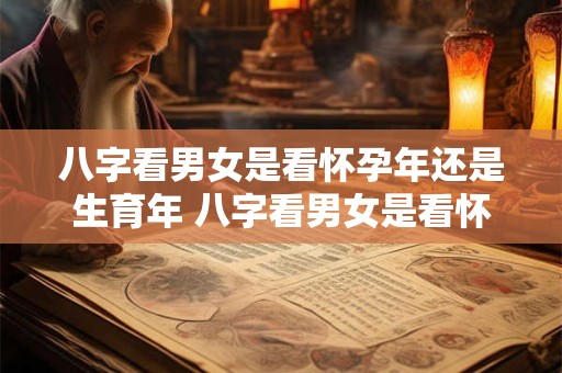 八字看男女是看怀孕年还是生育年 八字看男女是看怀孕年还是生育年呢