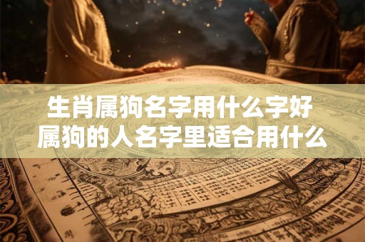 生肖属狗名字用什么字好 属狗的人名字里适合用什么字