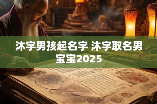沐字男孩起名字 沐字取名男宝宝2025
