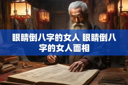 眼睛倒八字的女人 眼睛倒八字的女人面相
