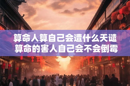 算命人算自己会遭什么天谴 算命的害人自己会不会倒霉