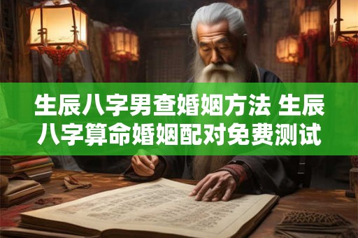 生辰八字男查婚姻方法 生辰八字算命婚姻配对免费测试