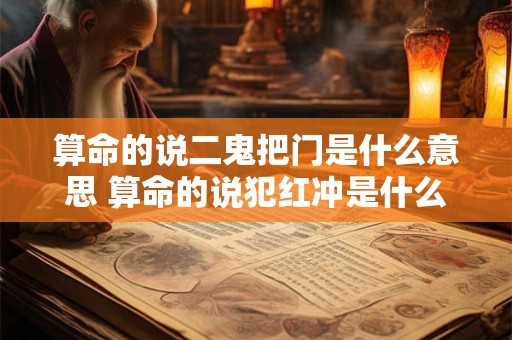 算命的说二鬼把门是什么意思 算命的说犯红冲是什么意思