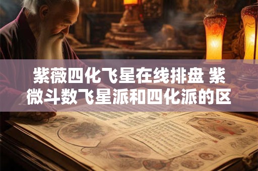 紫薇四化飞星在线排盘 紫微斗数飞星派和四化派的区别