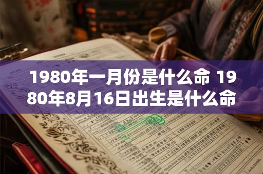 1980年一月份是什么命 1980年8月16日出生是什么命