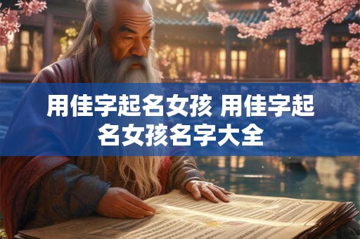 用佳字起名女孩 用佳字起名女孩名字大全