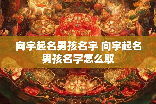 向字起名男孩名字 向字起名男孩名字怎么取