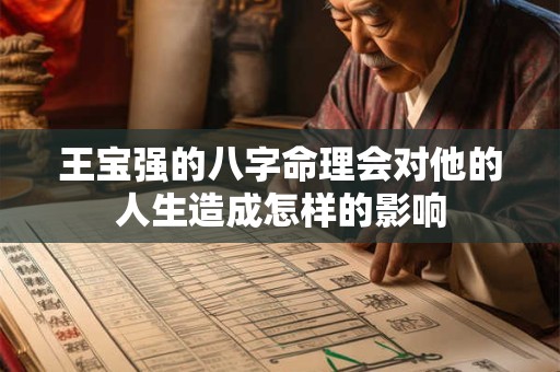 王宝强的八字命理会对他的人生造成怎样的影响