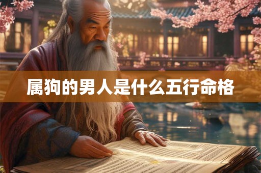 属狗的男人是什么五行命格