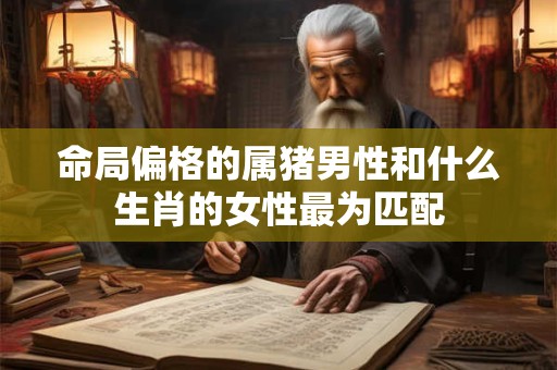 命局偏格的属猪男性和什么生肖的女性最为匹配