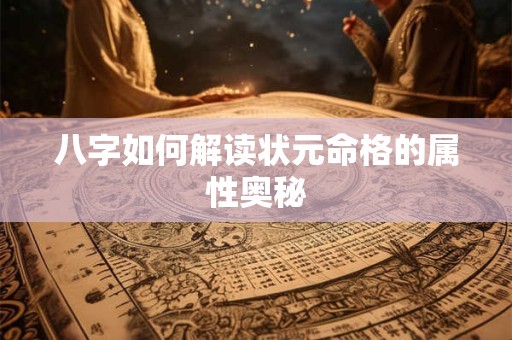 八字如何解读状元命格的属性奥秘