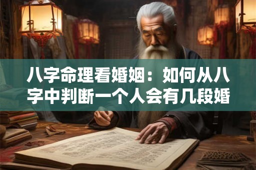 八字命理看婚姻：如何从八字中判断一个人会有几段婚姻