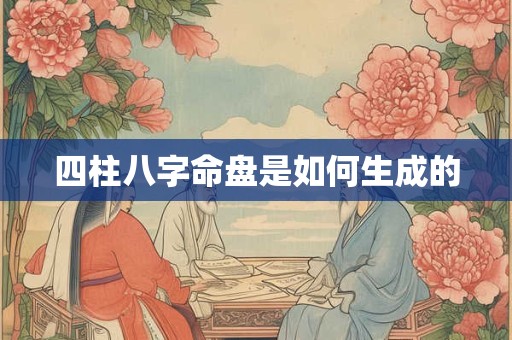 四柱八字命盘是如何生成的