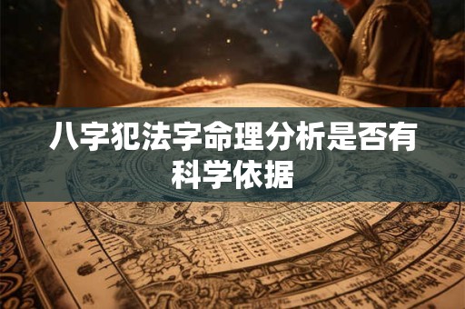 八字犯法字命理分析是否有科学依据