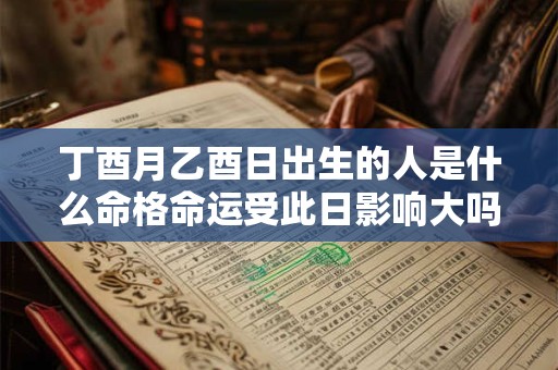 丁酉月乙酉日出生的人是什么命格命运受此日影响大吗