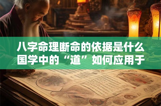 八字命理断命的依据是什么国学中的“道”如何应用于八字命理分析
