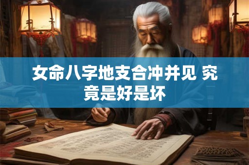 女命八字地支合冲并见 究竟是好是坏
